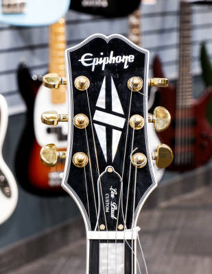 Epiphone - Les Paul Custom Electric Guitar, Left-Handed - Alpine White 2